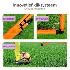 Gofun Voetbaldoel - Voetbaldoeltjes Set Van Twee - Voetbalgoal - Voetbalgoals Voor Kinderen - Opvouwbaar - Set Van 2 -Merkloos Winkel 1200x1200 1032