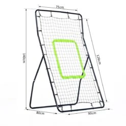 Merkloos Rebounder Voetbal - Rebounder - Kickback - Voetbaldoel - 75x126cm - Zwart -Merkloos Winkel 1200x1200 104