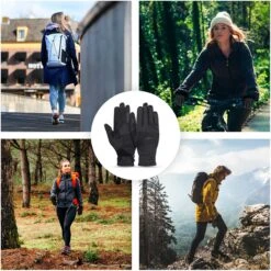 NOMAD® Stretch Winter Handschoen - Lichtgewicht En Flexibel - Sneldrogend - Extra Grip - Maat M Zwart -Merkloos Winkel 1200x1200 1300