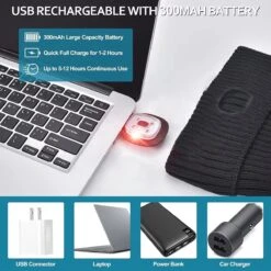 Warme Muts Met LED Verlichting - Bluetooth Speaker Muts - One Size - Unisex - Zwart -Merkloos Winkel 1200x1200 1326