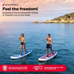 Premium Stand Up Paddling Board | 7in1 SUP Board Set | Compleet Met Accessories | Plus Actioncam Houder | Standup Paddle 320x80x16cm | Waterfiets SUP Opblaasbaar | Sportstech WPB320 Paddle Board -Merkloos Winkel 1200x1200 1424