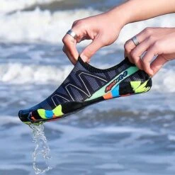 Nixnix - Waterschoenen - Maat 40 - Aquaschoenen - Strandschoenen - Antislip - Schoenen Voor Zwembaden En Strand - Volwassenen En Kinderen - Beschermt Tegen Grof Zand Scherpe Stenen En Dieren Onder Water - Unisex -Merkloos Winkel 1200x1200 1493