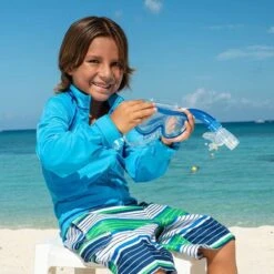 ReefTourer Snorkelmasker Duikbril Snorkelset Voor Kinderen Tot Ong. 10 Jaar RC-0203- Blauw -Merkloos Winkel 1200x1200 1534