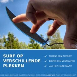 Merkloos Fingerboard Surfboard - Surf Met Je Vingers Over De Wind - Mini Vinger Surfboard Surfplank Autoraam - Blauw -Merkloos Winkel 1200x1200 1570