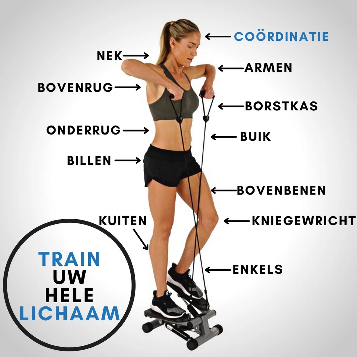 Marbo Stepper - Stepper Fitness - Home Trainer - Verstevigd - 2 Weerstandsbanden - Met Monitor - Verstelbare Weerstand - Step Fitness - Mini Stepper - Verticale Stepper - Professioneel - - Stair Stepper - Step-apparaat - Mini Fitnessapparaat - Step 12 Marbo Stepper - Stepper Fitness - Home Trainer - Verstevigd - 2 Weerstandsbanden - Met Monitor - Verstelbare Weerstand - Step Fitness - Mini Stepper - Verticale Stepper - Professioneel - - Stair Stepper - Step-apparaat - Mini Fitnessapparaat - Step - Afbeelding 10