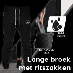 MW® - Trainingsbroek Heren - Joggingbroek Heren - Lange Sportbroek - Broek Met Zakken - Maat S/M -Merkloos Winkel 1200x1200 164