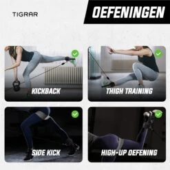 Tigrar - Ankle Strap - Barbell Pad - 2 X Fitness Enkelband 1 X Nekbeschermer Voor Halterstang - Compleet Bundelpakket -Merkloos Winkel 1200x1200 1680