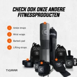 Tigrar - Ankle Strap - Barbell Pad - 2 X Fitness Enkelband 1 X Nekbeschermer Voor Halterstang - Compleet Bundelpakket -Merkloos Winkel 1200x1200 1684