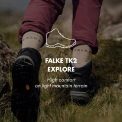FALKE TK2 Explore Wool Wandelen Anti Blaren, Anti Zweet Merino Wol Dames Sportsokken Grijs - Maat 41-42 -Merkloos Winkel 1200x1200 1708