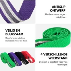 U Fit One 4 Delige Lange Resistance Band Set - Stoffen Fitness Elastiek - Elastieken - Weerstandsband - Stretch Band - Fitnessband - Fysiotherapie - Yogaband - Yoga - Pilates 10 U Fit One 4 Delige Lange Resistance Band Set - Stoffen Fitness Elastiek - Elastieken - Weerstandsband - Stretch Band - Fitnessband - Fysiotherapie - Yogaband - Yoga - Pilates -Merkloos Winkel 1200x1200 1757