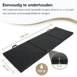 Yoga Mat Opvouwbaar Yogamat Fitness Mat Fitnessmat - Sport Mat - Fitnessmat Opvouwbaar - Multifunctioneel - 3-delig - 180x60cm - 5cm Dik - Zwart - Belum 9 Yoga Mat Opvouwbaar Yogamat Fitness Mat Fitnessmat - Sport Mat - Fitnessmat Opvouwbaar - Multifunctioneel - 3-delig - 180x60cm - 5cm Dik - Zwart - Belum -Merkloos Winkel 1200x1200 1760
