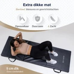 Yoga Mat Opvouwbaar Yogamat Fitness Mat Fitnessmat - Sport Mat - Fitnessmat Opvouwbaar - Multifunctioneel - 3-delig - 180x60cm - 5cm Dik - Zwart - Belum 11 Yoga Mat Opvouwbaar Yogamat Fitness Mat Fitnessmat - Sport Mat - Fitnessmat Opvouwbaar - Multifunctioneel - 3-delig - 180x60cm - 5cm Dik - Zwart - Belum -Merkloos Winkel 1200x1200 1762
