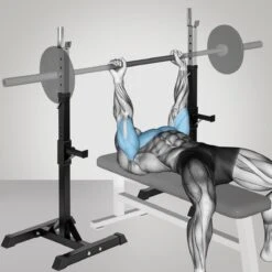 CLP Squat Rack - Haltersteunen - Fitness - Zwart -Merkloos Winkel 1200x1200 1786