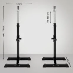 CLP Squat Rack - Haltersteunen - Fitness - Zwart -Merkloos Winkel 1200x1200 1787