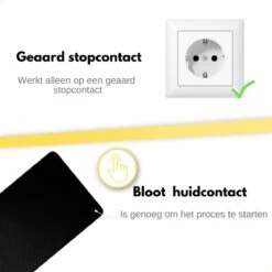 W.O.D Earthing Yoga Mat - Aardingsmat - Aarden - Earthing Mat - Aarding - Grounding Mat - 183x61cm - Zwart -Merkloos Winkel 1200x1200 1818