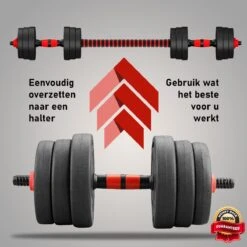 Luxari – 3 In 1 Halterset Pro 20 KG – Verstelbare Halterset - Milieuvriendelijk - Duurzaam Materiaal - Dumbell 11 Luxari – 3 In 1 Halterset Pro 20 KG – Verstelbare Halterset - Milieuvriendelijk - Duurzaam Materiaal - Dumbell -Merkloos Winkel 1200x1200 1822