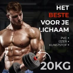 Luxari – 3 In 1 Halterset Pro 20 KG – Verstelbare Halterset - Milieuvriendelijk - Duurzaam Materiaal - Dumbell 12 Luxari – 3 In 1 Halterset Pro 20 KG – Verstelbare Halterset - Milieuvriendelijk - Duurzaam Materiaal - Dumbell -Merkloos Winkel 1200x1200 1823