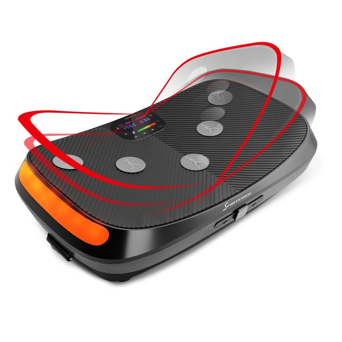 Sportstech Germany - 4D-trilplaat VP400 Met Uniek Gebogen Ontwerp 10 Sportstech Germany - 4D-trilplaat VP400 Met Uniek Gebogen Ontwerp - Afbeelding 8