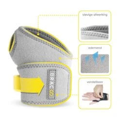 Bracoo WS10 Polsbandage Polsbrace - Verstelbare Neopreen Band - Wrist Support - Grijs -Merkloos Winkel 1200x1200 1838