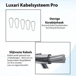 Luxari - Fitness Kabelsysteem Pro – Thuis Sporten Met Diverse Handgrepen – Katrol - Tricep Touw – Pulley - Krachttraining -Merkloos Winkel 1200x1200 1852
