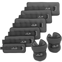 #DoYourFitness® - Neopreen Enkel- & Polsgewichten »Mevia« - 0,5 Kg Tot 3 Kg - Robuuste Klittenbandsluiting - Ankle / Wrist Weights - 3kg / Blauw & Zwart -Merkloos Winkel 1200x1200 1858