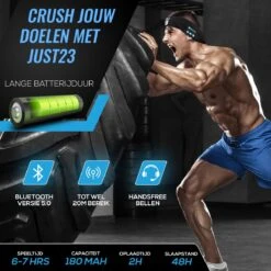JUST23 Zweetband Hoofd & Slaapmasker Bluetooth - Slaap Koptelefoon - Sport Hoofdband Met Oogmasker Slaap -Merkloos Winkel 1200x1200 192