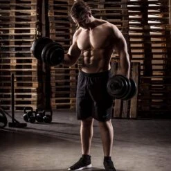 Tunturi Gewichten - Halterset - Dumbbell Set - 2 Stuks - Totaal 28kg - Zwart - Vinyl - Incl. Gratis Fitness App -Merkloos Winkel 1200x1200 1949