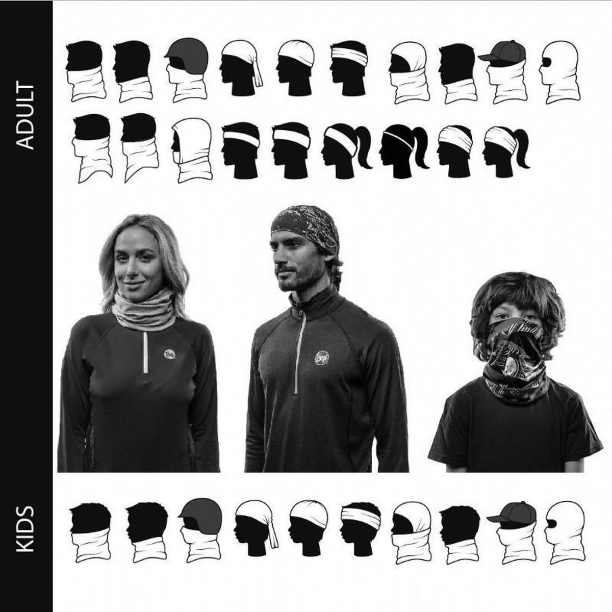 BUFF® Original Nekwarmer Unisex - One Size 8 BUFF® Original Nekwarmer Unisex - One Size - Afbeelding 6