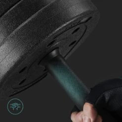 Hoppa! Halterset,verstelbare Kunststof Dumbbell Set, Met Aansluitende Stalen Buis, Halters, Dumbbell Set, 20 Kg/30 Kg, Workout Fitness Training, 1 Paar, -Merkloos Winkel 1200x1200 1953