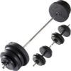 Halterset - VirtuFit Verstelbare Halterset - Dumbellset - 60,5 Kg - Zwart