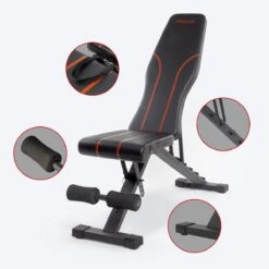 LifeGoods Fitness Halterbank - Verstelbaar - Inklapbaar - Zwart/Rood -Merkloos Winkel 1200x1200 1986