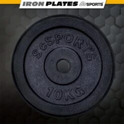 ScSPORTS® Gewichten Set 20 Kg - 2 X 10 Kg Halterschijf - Gietijzer - Boring 30 Mm - Zwart -Merkloos Winkel 1200x1200 2033