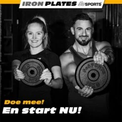 ScSPORTS® Gewichten Set 20 Kg - 2 X 10 Kg Halterschijf - Gietijzer - Boring 30 Mm - Zwart -Merkloos Winkel 1200x1200 2035