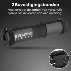 Breaking Limits Barbell Pad – Voor Squat & Hip Thrust – Nekbeschermer Voor Halterstang – Squat Pad/Kussen – Zwart -Merkloos Winkel 1200x1200 2063