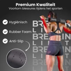 Breaking Limits Barbell Pad – Voor Squat & Hip Thrust – Nekbeschermer Voor Halterstang – Squat Pad/Kussen – Zwart -Merkloos Winkel 1200x1200 2064