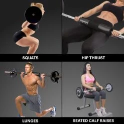 Breaking Limits Barbell Pad – Voor Squat & Hip Thrust – Nekbeschermer Voor Halterstang – Squat Pad/Kussen – Zwart -Merkloos Winkel 1200x1200 2067