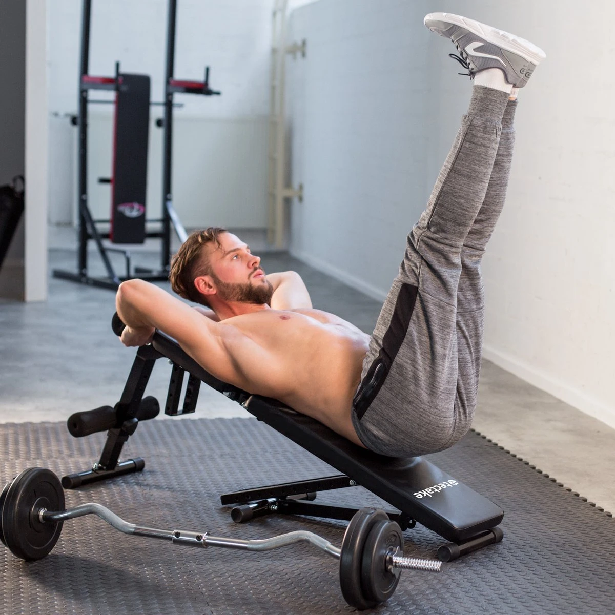 Tectake Trainingsbank - Universelel Halterbank, Buiktrainer & Rugtrainer 7 Tectake Trainingsbank - Universelel Halterbank, Buiktrainer & Rugtrainer - Afbeelding 5