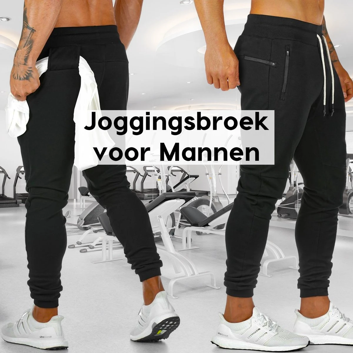 MW® - Trainingsbroek Heren - Joggingbroek Heren - Lange Sportbroek - Broek Met Zakken - Maat XS/S 9 MW® - Trainingsbroek Heren - Joggingbroek Heren - Lange Sportbroek - Broek Met Zakken - Maat XS/S - Afbeelding 7