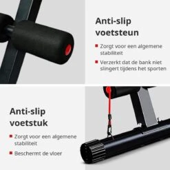 EchoGoods Halterbank - Inclusief Gratis Weerstandbanden En E-book - Fitnessbank - Bench Press - Trainingsbank - Halterbank Verstelbaar - Halterbank Opklapbaar - Rugsteun - Halterbank Gemonteerd + GRATIS E-book -Merkloos Winkel 1200x1200 2169