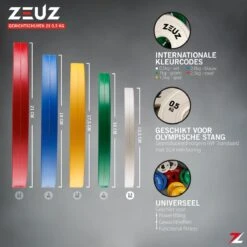 ZEUZ® Halterschijf 2 Stuks 0.5 KG – 1 KG Gewichten Set – Voor 50 Mm Halter – Crossfit & Fitness – Metaal & Rubber -Merkloos Winkel 1200x1200 2187