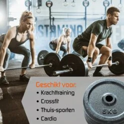 4x5kg Halterschijven Set - 20kg - Gietijzer - 30mm - Gewichten - 5kg - Halterset -Merkloos Winkel 1200x1200 2206