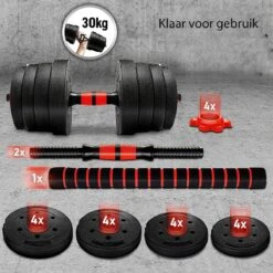 Sens Design Halterset Dumbell Set Gewichten Set Zwart - 30 Kg -Merkloos Winkel 1200x1200 2227
