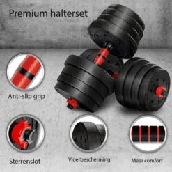 Sens Design Halterset Dumbell Set Gewichten Set Zwart - 30 Kg -Merkloos Winkel 1200x1200 2228