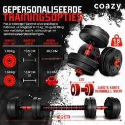 Coazy Dumbell En Barbell Set Verstelbaar - Dumbells - Gewichten Fitness - Halterstang Met Gewichten - Halter 12 Coazy Dumbell En Barbell Set Verstelbaar - Dumbells - Gewichten Fitness - Halterstang Met Gewichten - Halter -Merkloos Winkel 1200x1200 2232