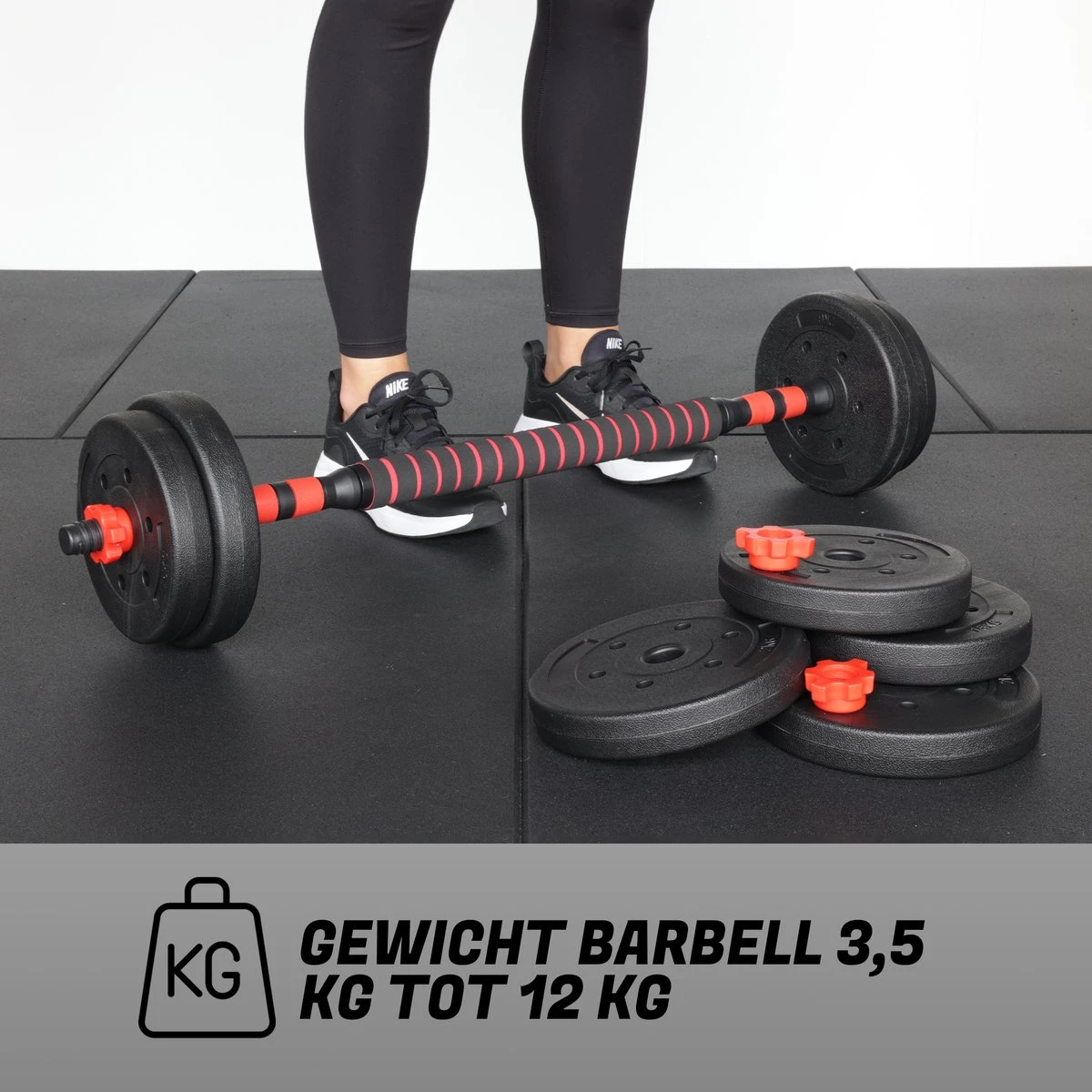 ForzaFit Halterset 15kg - Dumbbelset - Barbell Halterstang Met Gewichten - Fitness Stang - Zwart 8 ForzaFit Halterset 15kg - Dumbbelset - Barbell Halterstang Met Gewichten - Fitness Stang - Zwart - Afbeelding 6