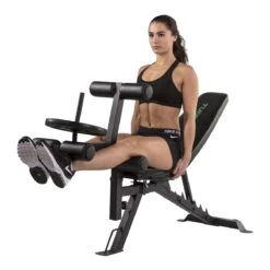 Tunturi UB60 Halterbank Verstelbaar - Fitnessbank Belastbaar Tot 200kg - Trainingsbank, Buikspierbank & Leg Extension In één -Merkloos Winkel 1200x1200 2351