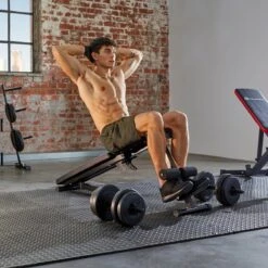 Tectake - Fitnessbank Halterbank Buikspierbank - Multihoek Verstelbaar - 402268 -Merkloos Winkel 1200x1200 2357