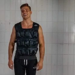 Matchu Sports - Verstelbaar Gewichtsvest - Gewichtsvest 20kg - Weight Vest - Hardlopen - Cardio - Zwart -Merkloos Winkel 1200x1200 2445