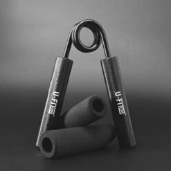 U-Fit One 3 Delige Metal Handtrainer Set - 90kg, 113kg, 136kg - Grip Trainer - Handknijper - Knijphalter - Armtrainer - Hand Knijper - Handgripper - Heavy Gripper - Onderarm - Buigveer - Zwart -Merkloos Winkel 1200x1200 2467