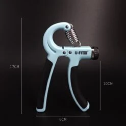 U-Fit One Handtrainer - 10 To 60kg - Handknijper - Knijphalter - Vingertrainer - Onderarm Grip Trainer - Lichtblauw -Merkloos Winkel 1200x1200 2485